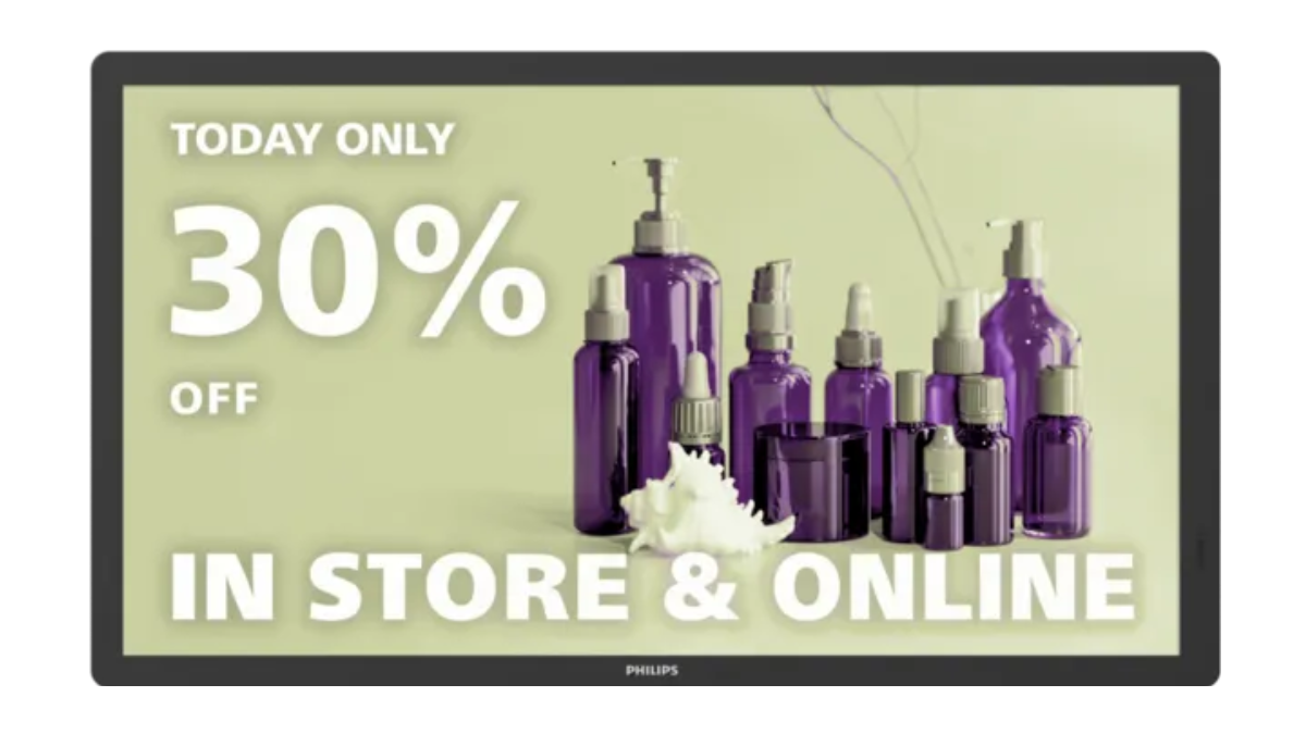 Philips 25'' I-line - Tableaux E-paper Signage 25BDL4150I/00