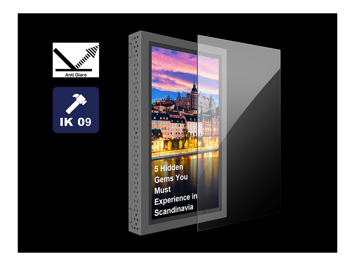 Multibrackets 7350022730038 M Pro Series - Safety Sheet Polycarbonate Anti Glare 22''