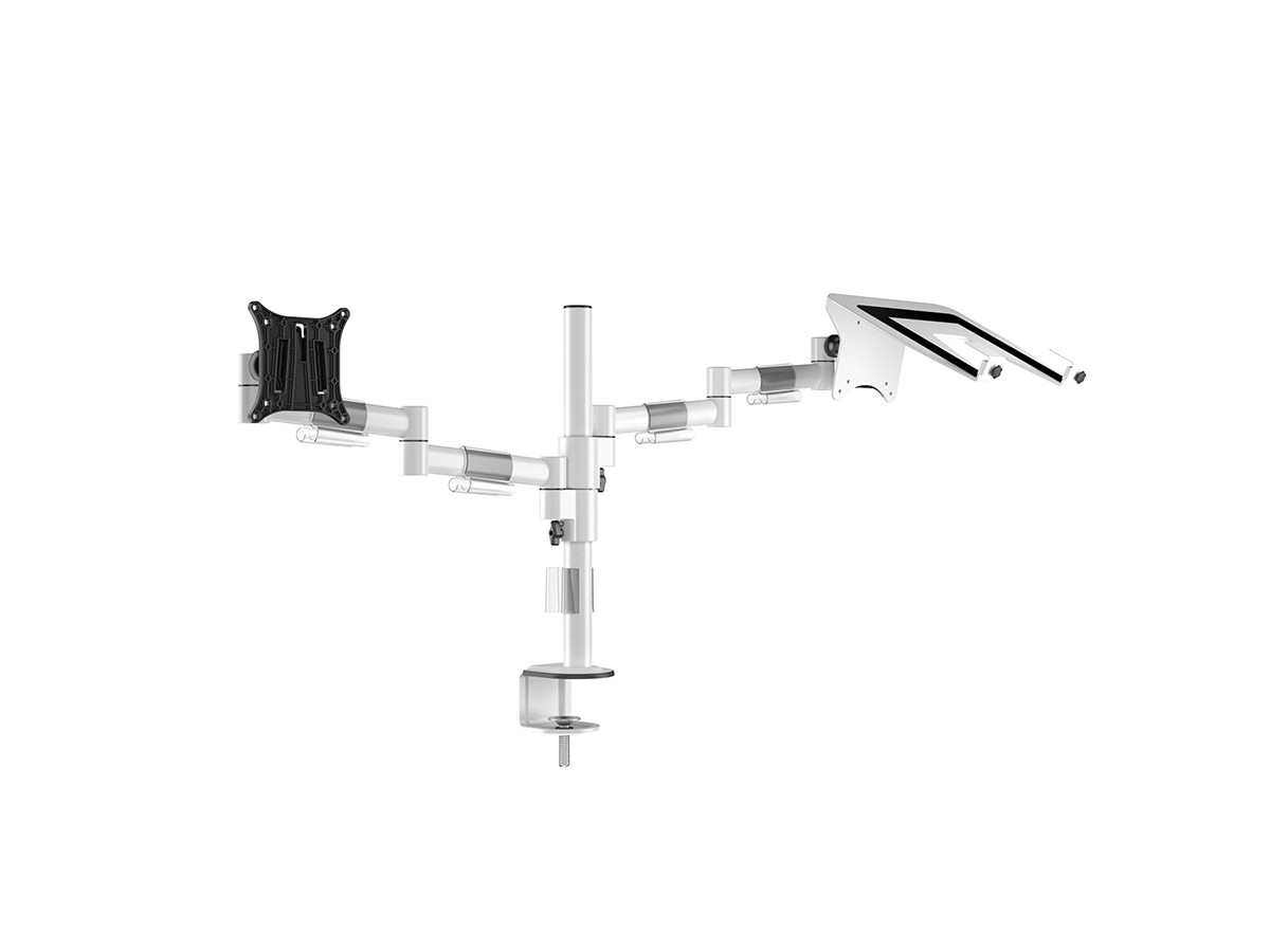 Multibrackets 7350105216771 M VESA Deskmount Officeline Dual 2 Laptopholder White