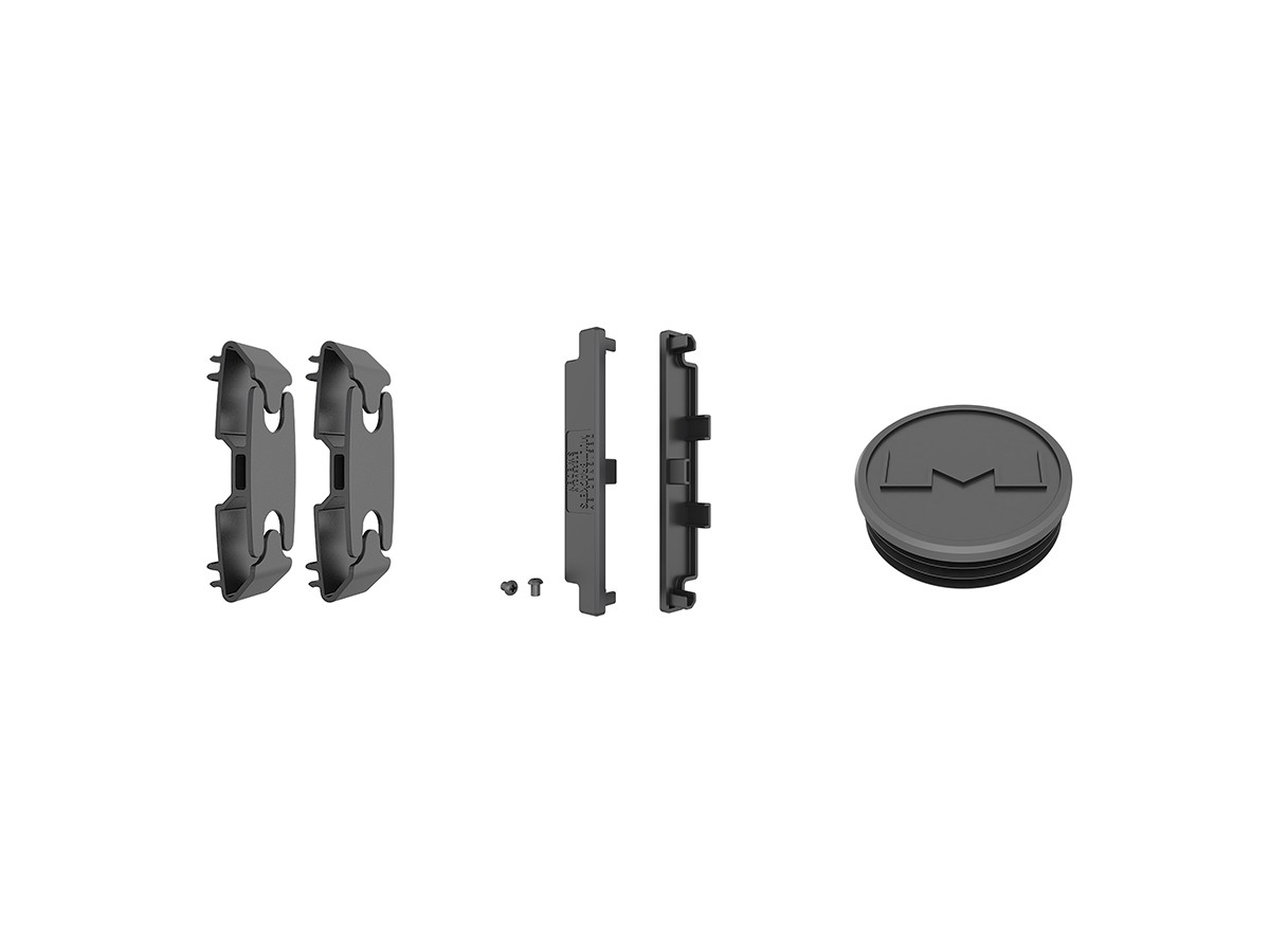 Multibrackets 7350105217609 M Pro Series - Cable MGMT Clip 2-pack, 1 Pipe Cover, 2 Side Cover