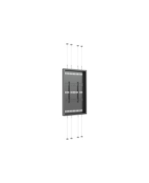 Multibrackets 7350105217531 M Pro Series - Enclosure 75'' Floor to Ceiling Wire High Brightness Large Black